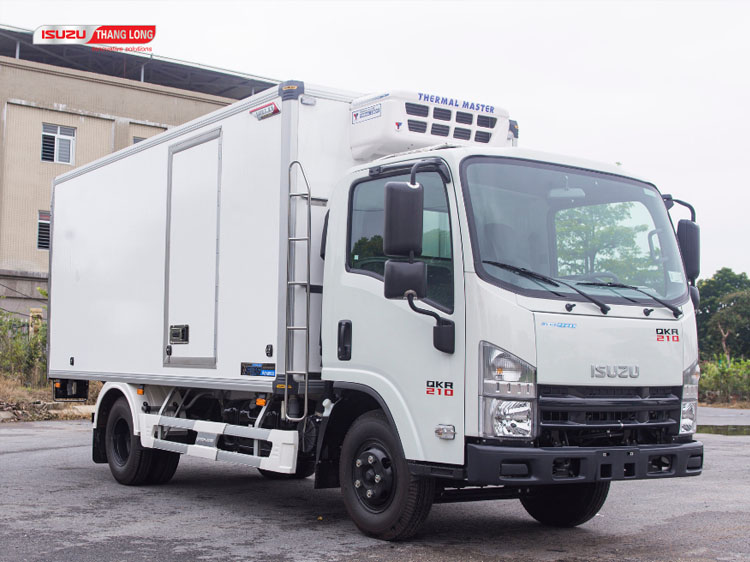 Xe tải ISUZU 1.9 tấn đông lạnh QKR210